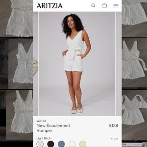 New Écoulement Romper Wilfred